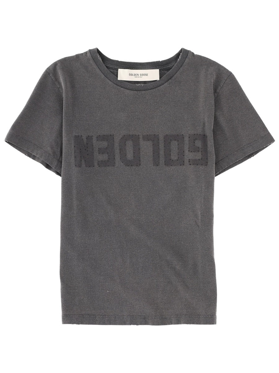 Golden Goose T shirts - Charcoal | 96f5da39fda6e8ca0f15ab45ac4a9b131b8672b2