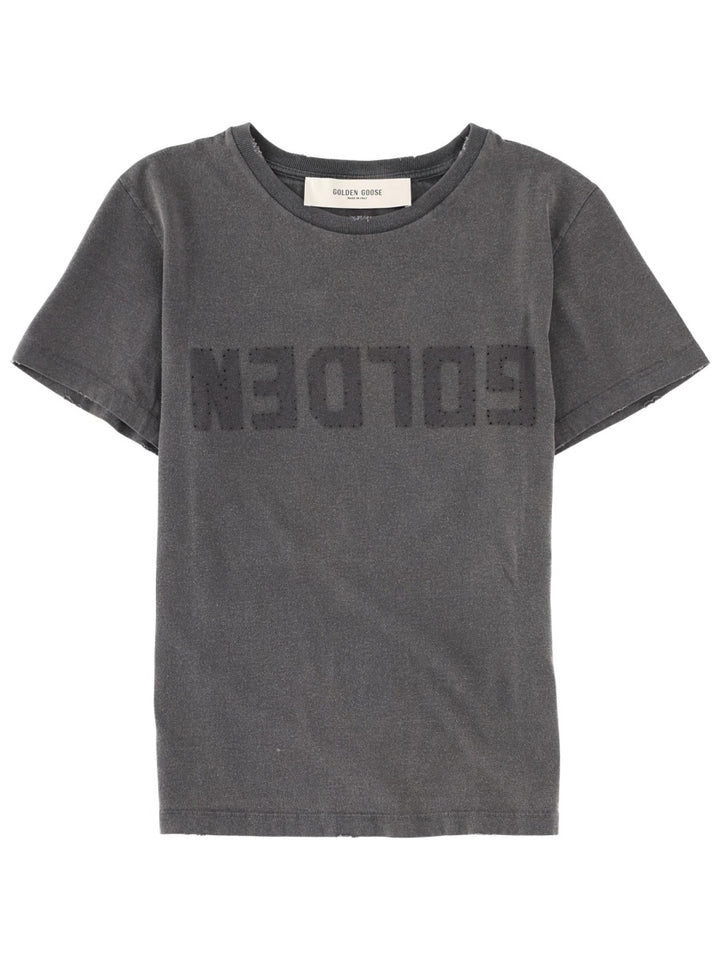 Golden Goose T shirts - Charcoal | 96f5da39fda6e8ca0f15ab45ac4a9b131b8672b2