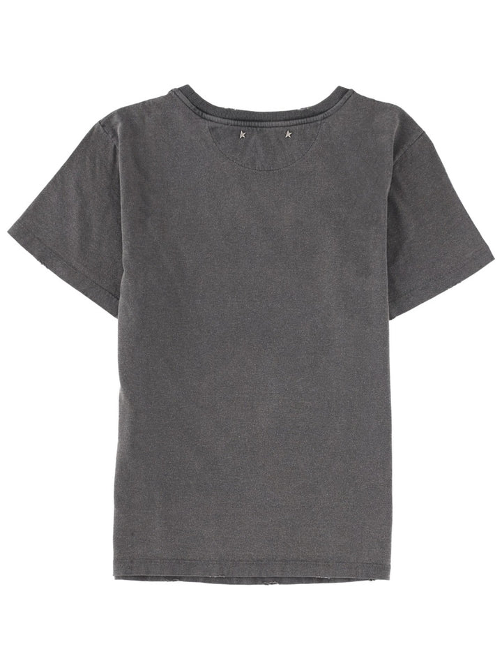 Golden Goose T shirts - Charcoal | d9a94304e2b0abb8bfb7c6b7f585123f286f5b26