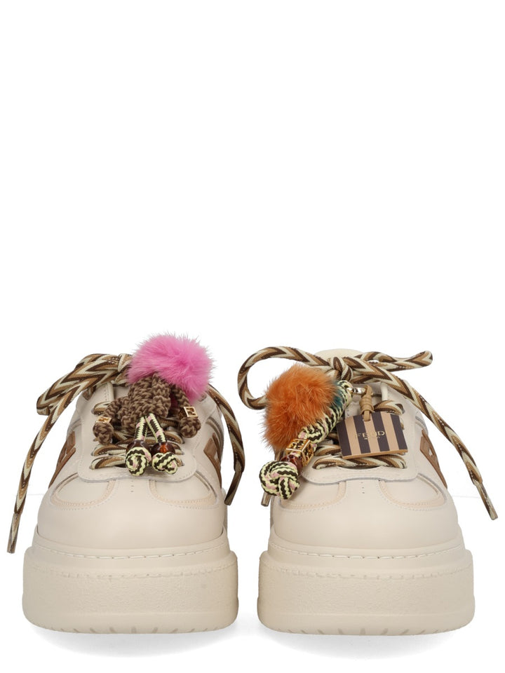 Fendi Sneakers - Beige | 8d642b44fcb3c270547b77157ed910ddf9ce17a4