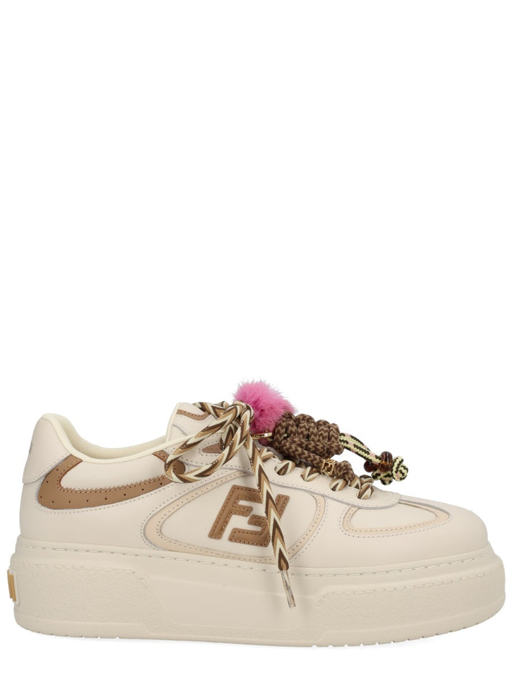 Fendi Sneakers - Beige | b3c152b7d96f6a76dc4ae2ab9c5bf96cbf38ab9a