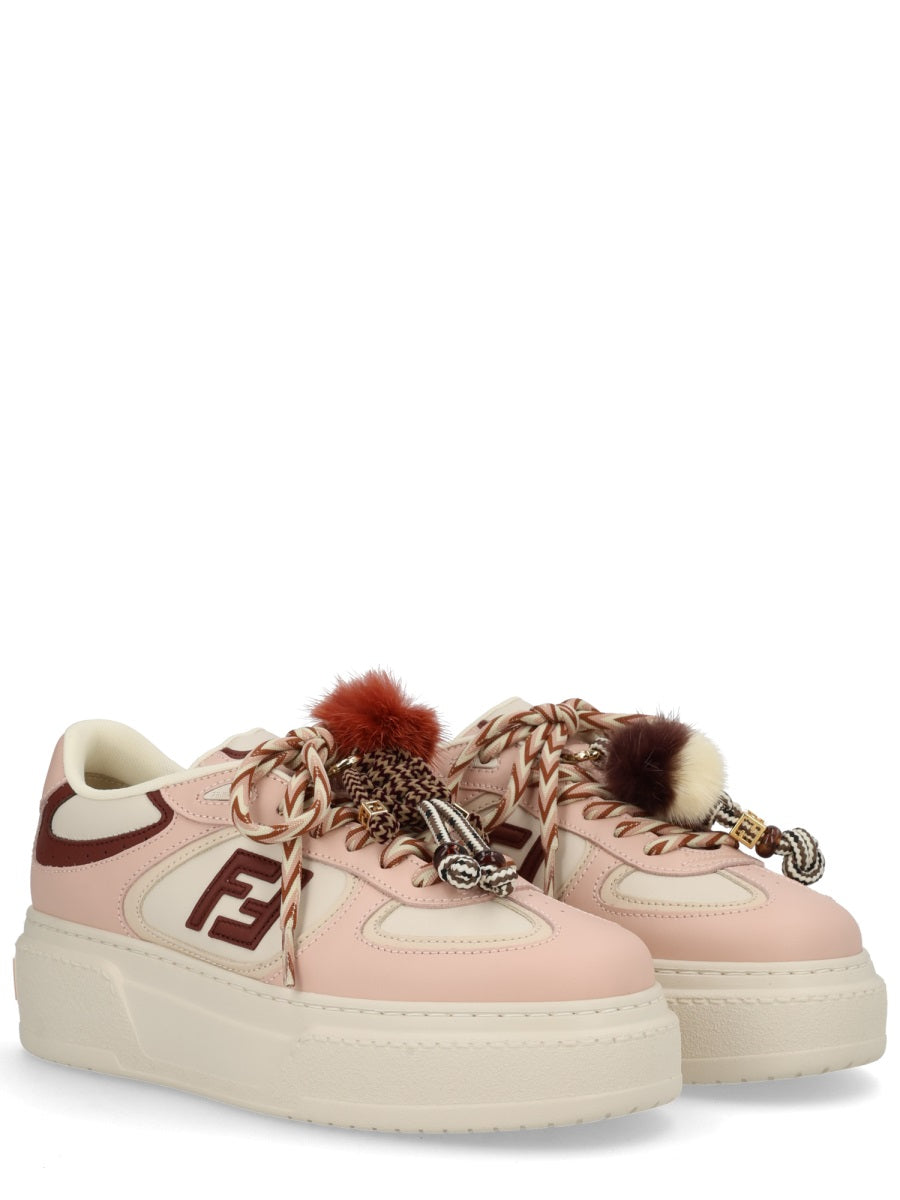 Fendi Sneakers - Beige | e9098db37fb7a6b0dda0a860f246504bdcdf0b01