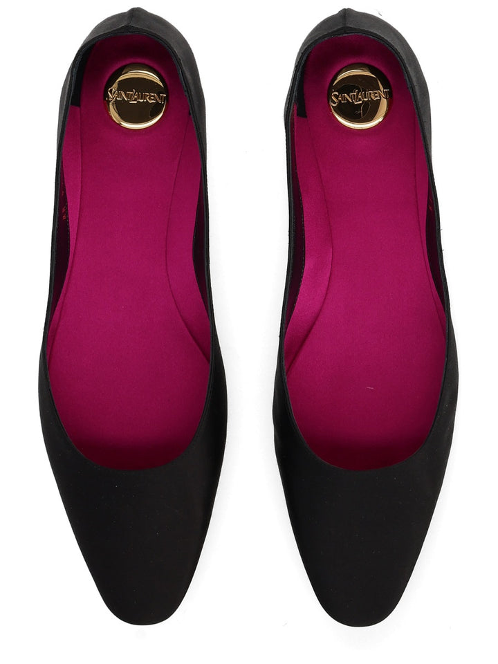 Saint Laurent Flat Shoes - Black | 735dfa0ce84c451fab183d2f04293d50562341e1