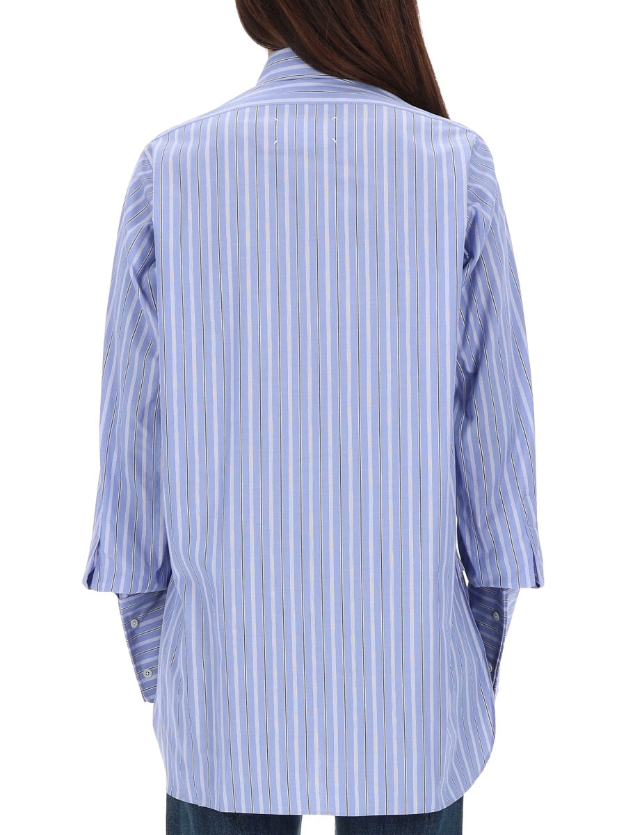 Maison Margiela Shirts - Blue | 7fbfd03934d8cdeee1b3f5e2bcb4d7d2ff81b5ed