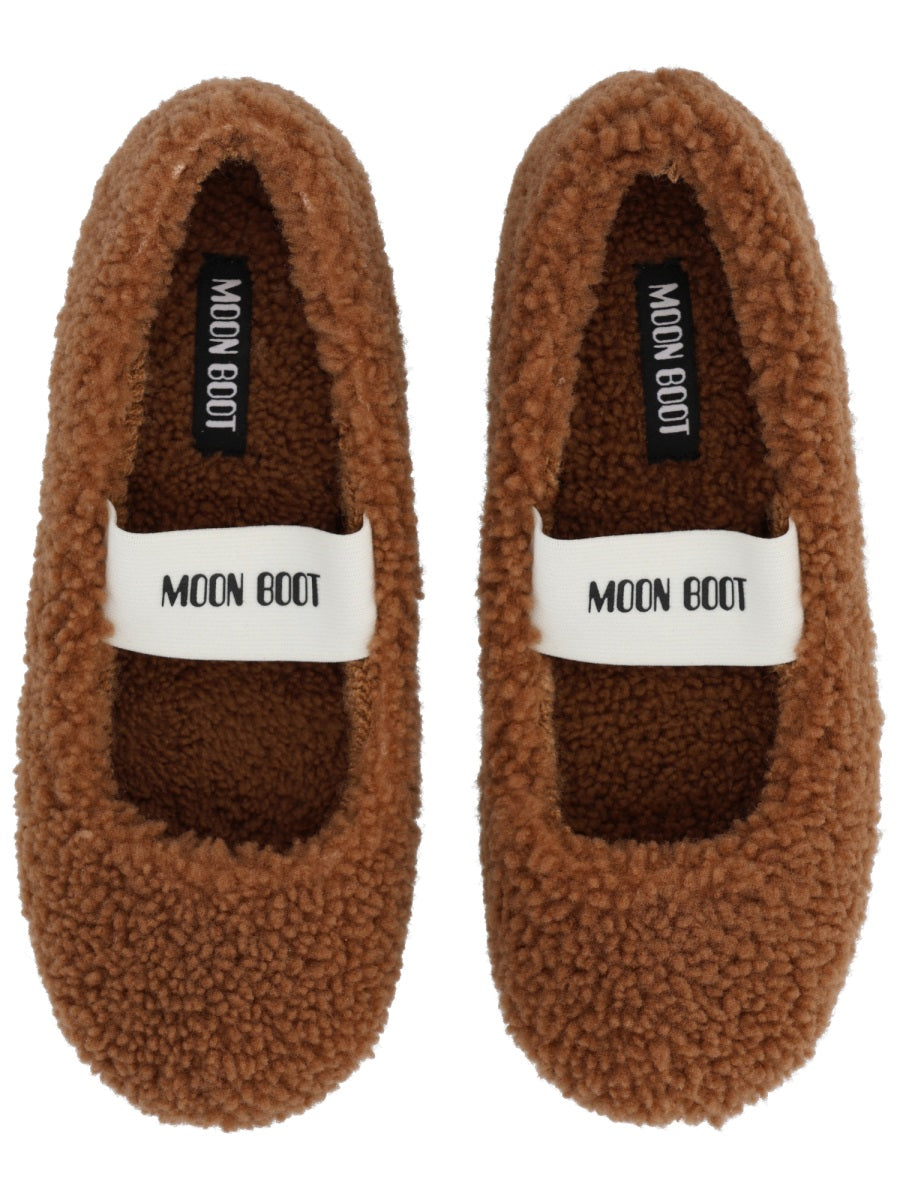 Moon Boot Flat Shoes - Brown | 94299db7c199017276613269a405e99c05d23e34