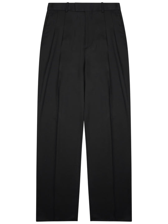Silk Blend Tailored Pants