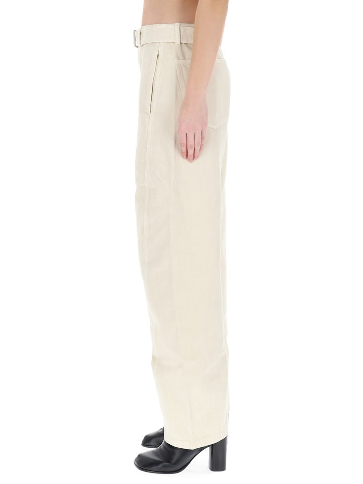 Lemaire Pants - White | 50ab1434fd5f9a692be729a3a1d4951344ea27ed