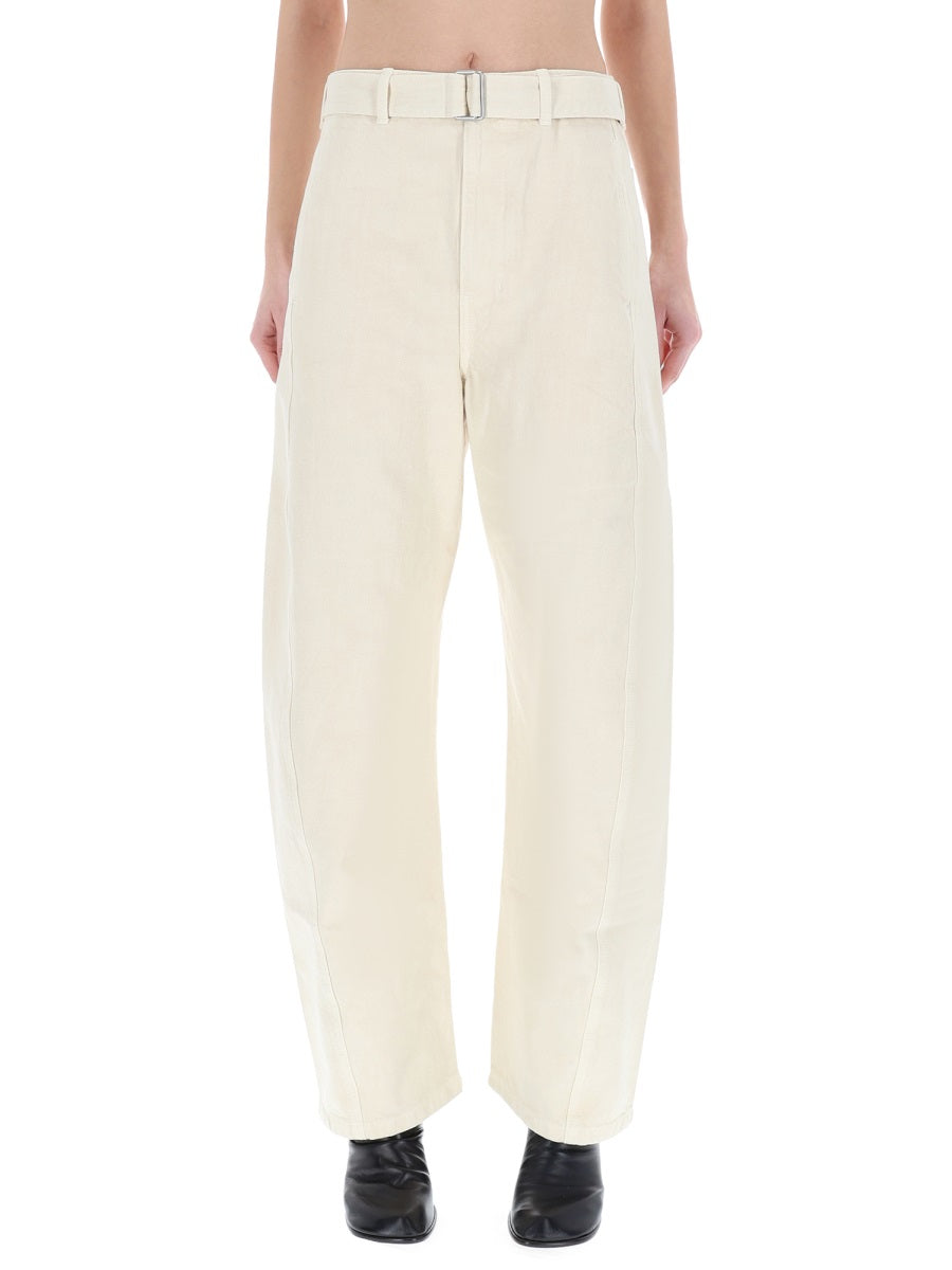 Lemaire Pants - White | 9d150cc52fc55e293657f53b8357b8fb3deb42d4