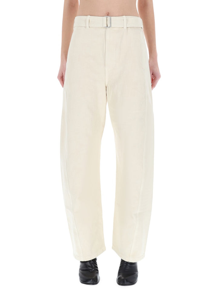 Lemaire Pants - White | 9d150cc52fc55e293657f53b8357b8fb3deb42d4