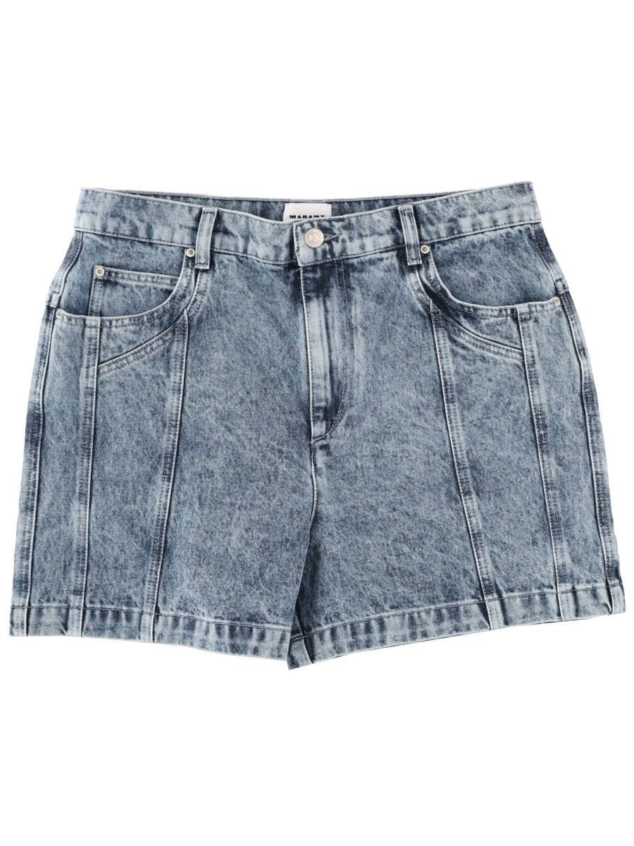 Isabel Marant Etoile Shorts - Denim | 03900fbbbd8a3f750201b36652cd45561ad39426