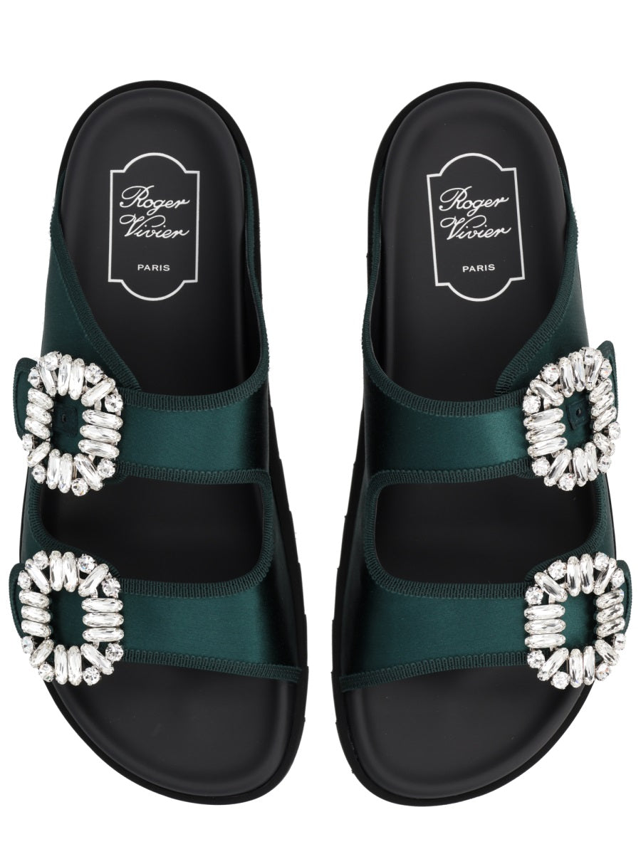 Roger Vivier Flat Shoes - Green | cc8c01a90e80f826ec4760bca04fdba130c73279
