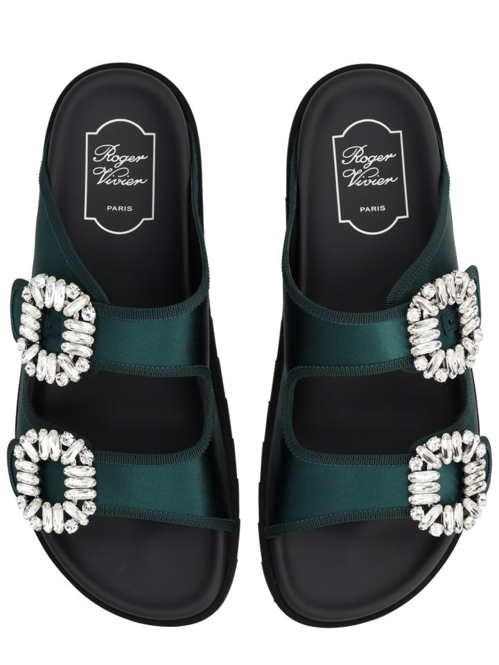 Roger Vivier Flat Shoes - Green | cc8c01a90e80f826ec4760bca04fdba130c73279