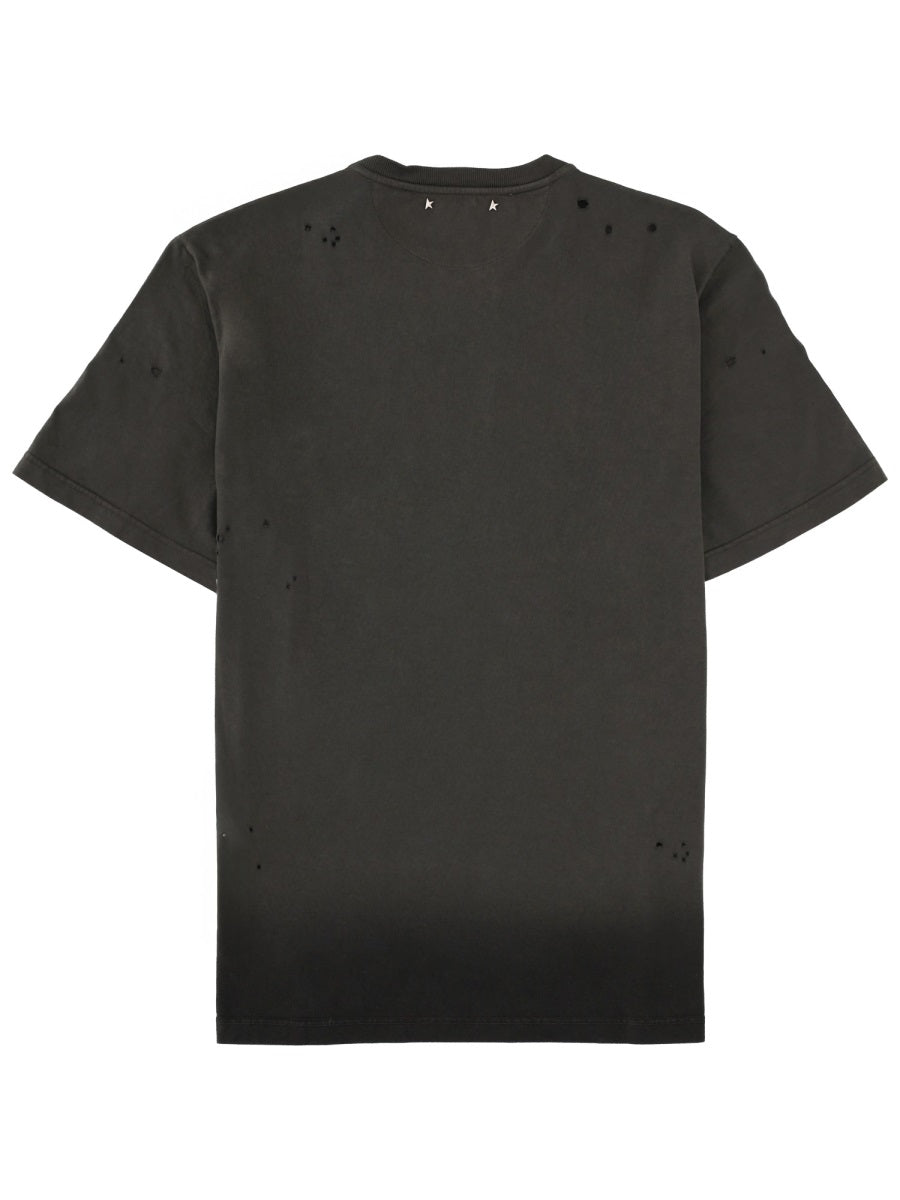 Golden Goose T shirts - Charcoal | aaa96a17c0eba70cc9fcdfd7d5363f30e45b72a0