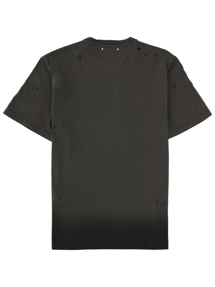 Golden Goose T shirts - Charcoal | aaa96a17c0eba70cc9fcdfd7d5363f30e45b72a0