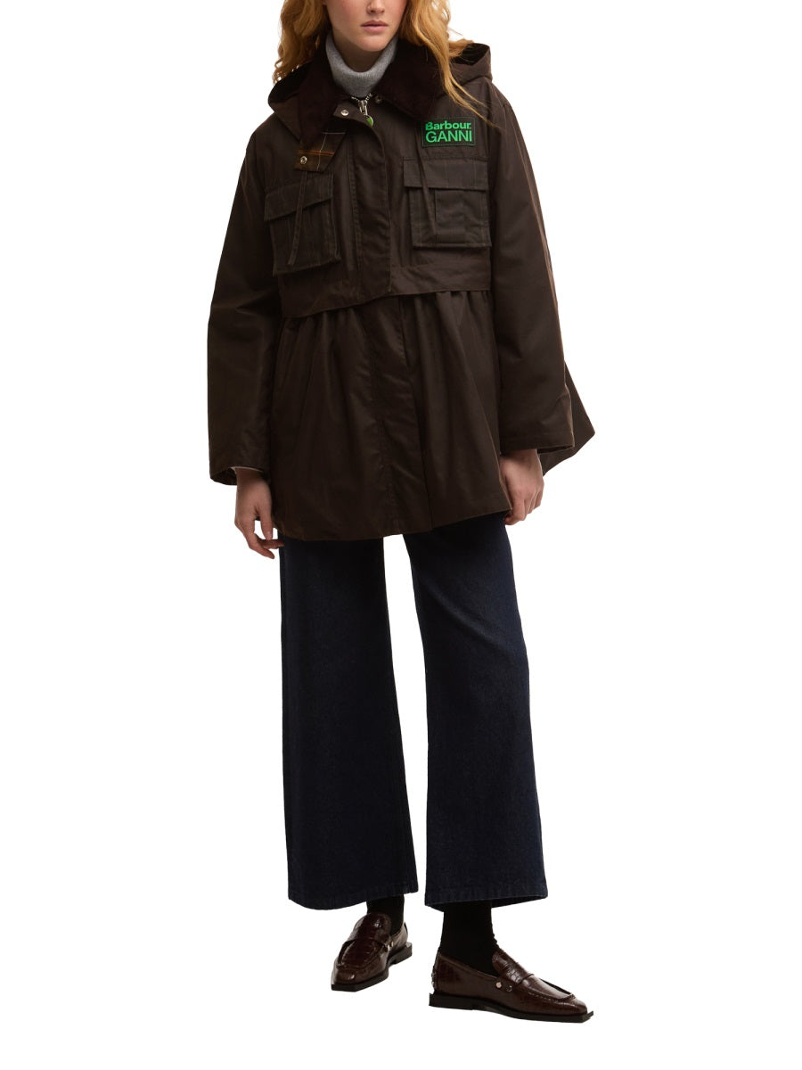 Barbour X Ganni Jackets - Brown | 8ed846b75a2ca2e53aa9aed7b0618299f117fb7b