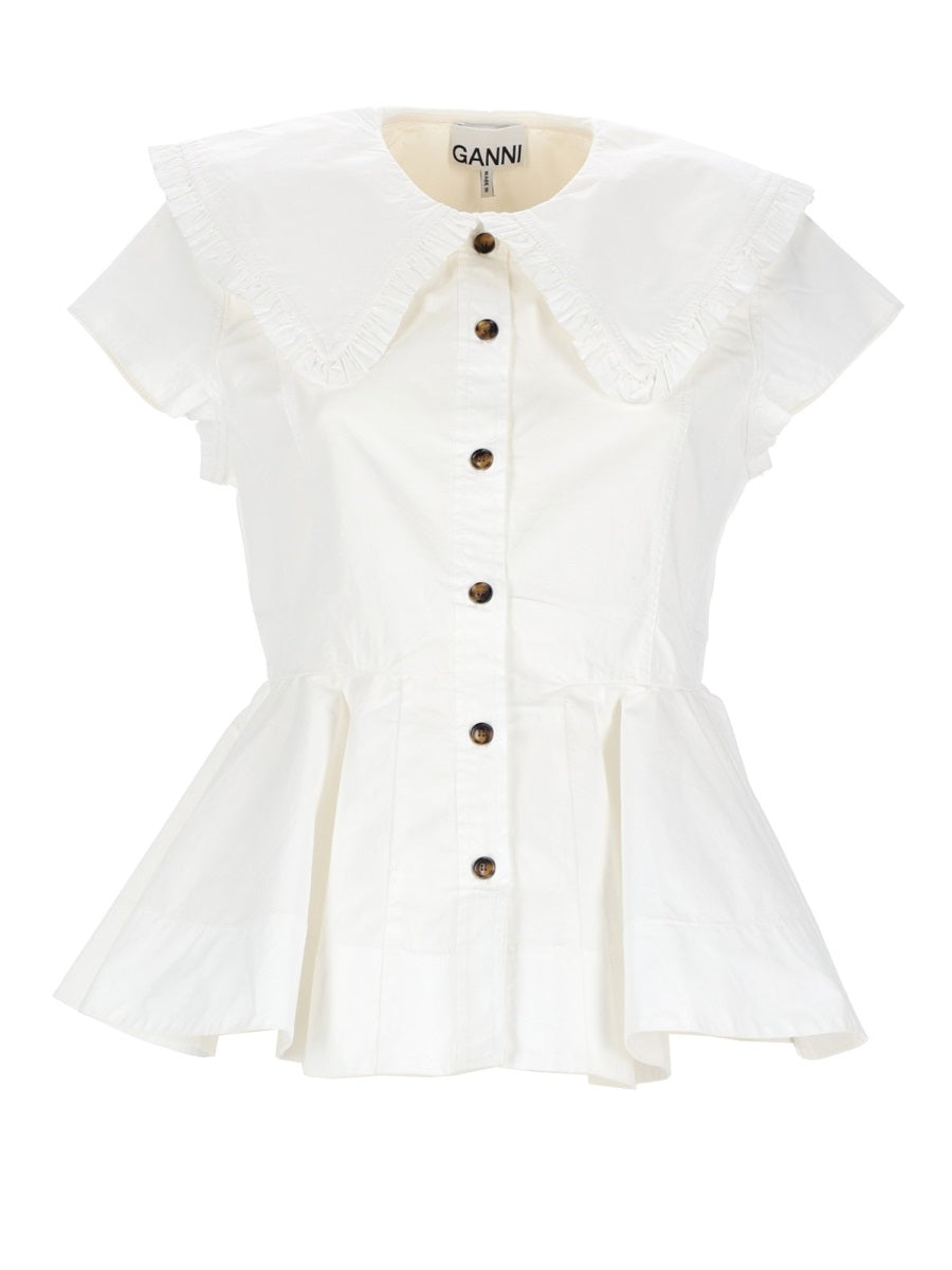 Ganni Shirts - White | 8a6d8884eee20453a82849c38ac1ddee397175ec