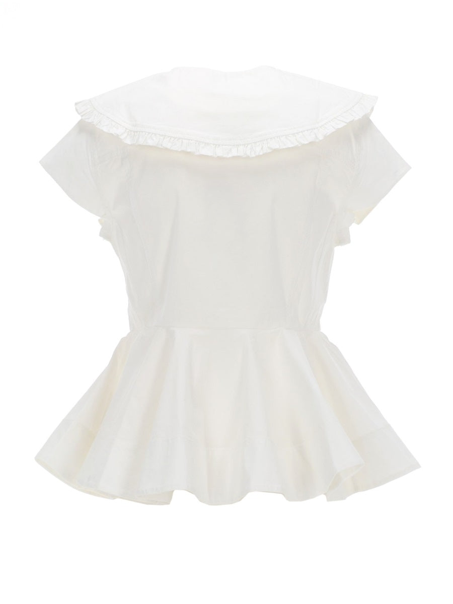 Ganni Shirts - White | 5d86e07fc7c7158fc0b6b3130308c54aadc27e36