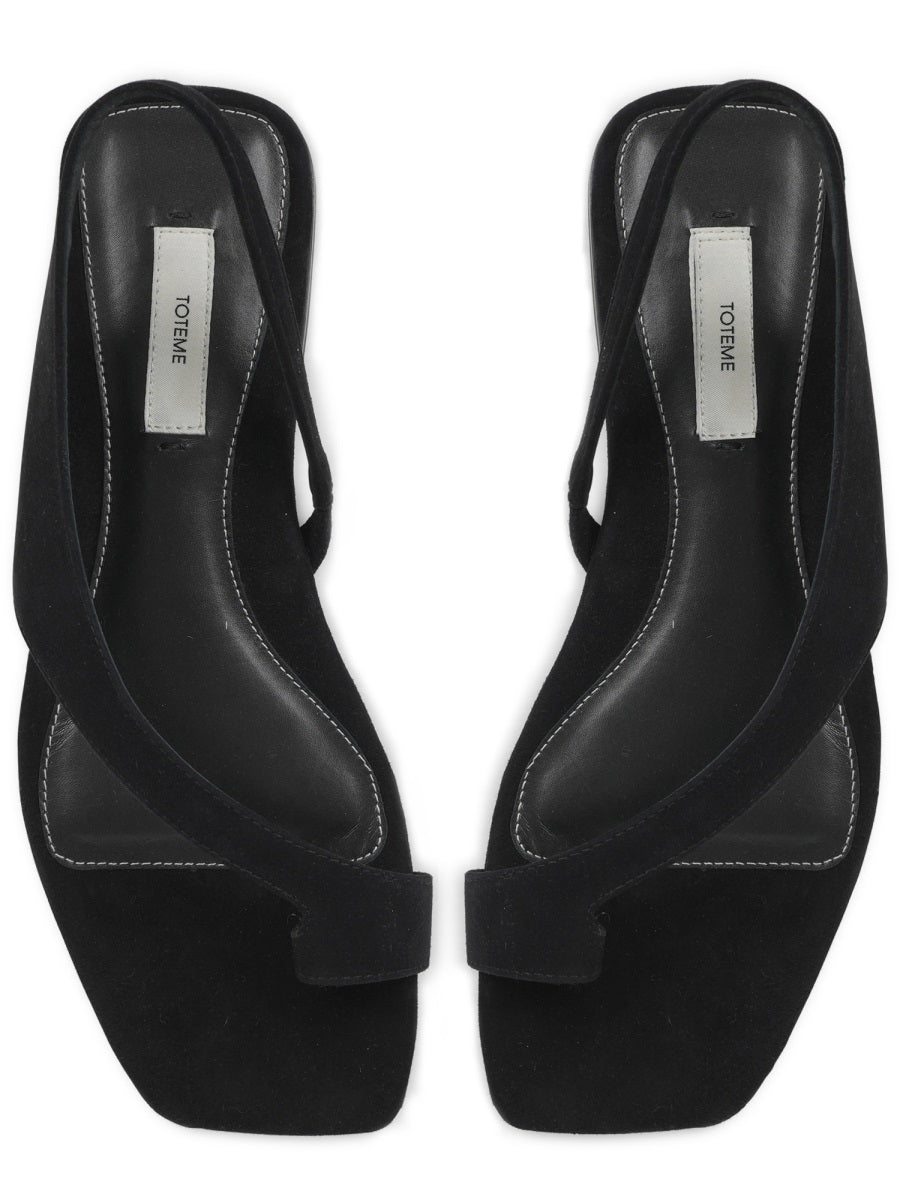 Toteme Sandals - Black | dd61ed4a1869edc32f0bf9608185e724959cb56f