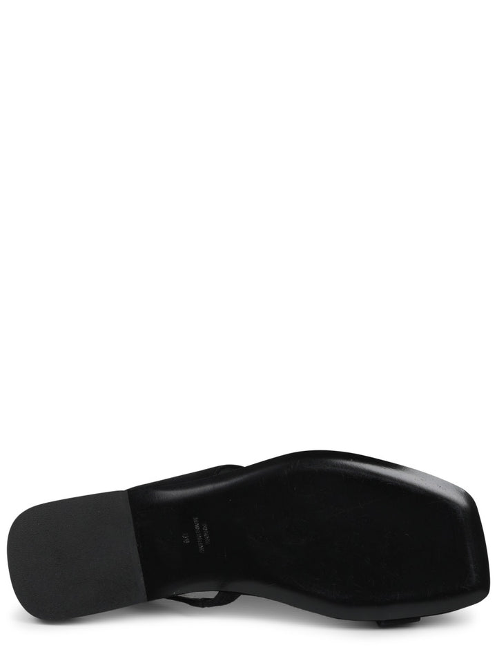 Toteme Sandals - Black | c827bca7f84246233f2ebb289f93a4717e551a1e