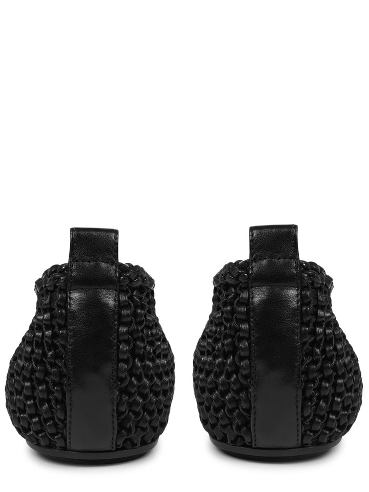 Toteme Flat Shoes - Black | 68685e79ae84cb17665d7336042ee41b0b11658a
