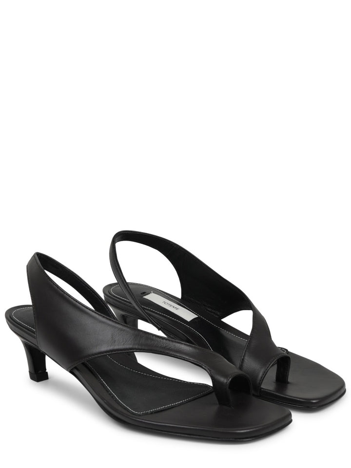 Toteme Sandals - Black | 38949111a78c8df83678be803a2a0c0e4eb4add8