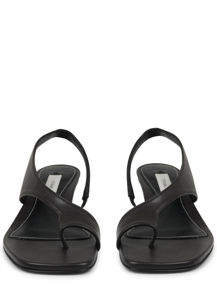 Toteme Sandals - Black | 078d0f8bd04942e33a392ca58e204624017a54a5