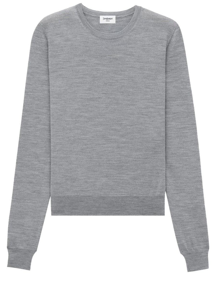 Saint Laurent Sweaters - Grey | 6e1894da19898c1decda682e065a72a9311f0e21