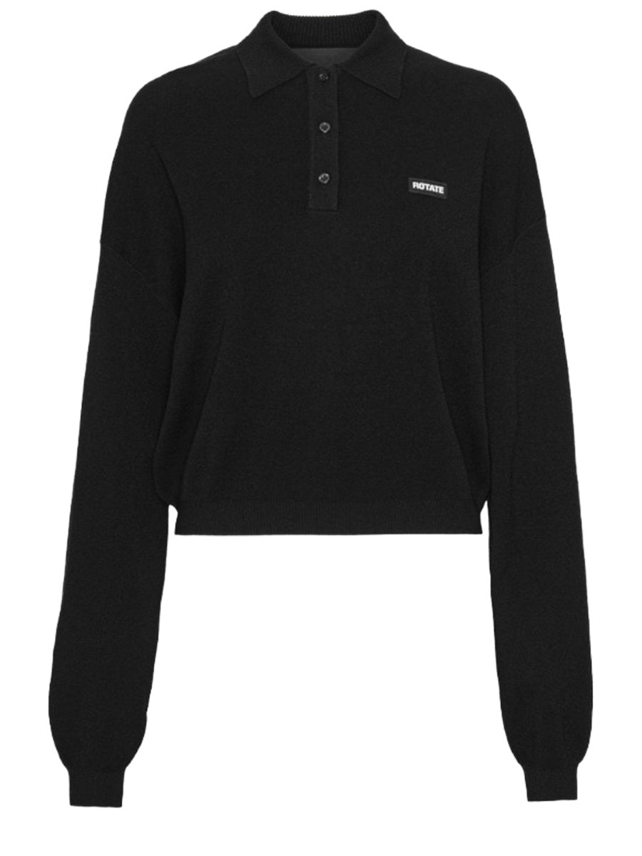 Rotate Birger Christensen Polo - Black | cf887939cef9beb2a0c1d6e133b43fefba84a4d5