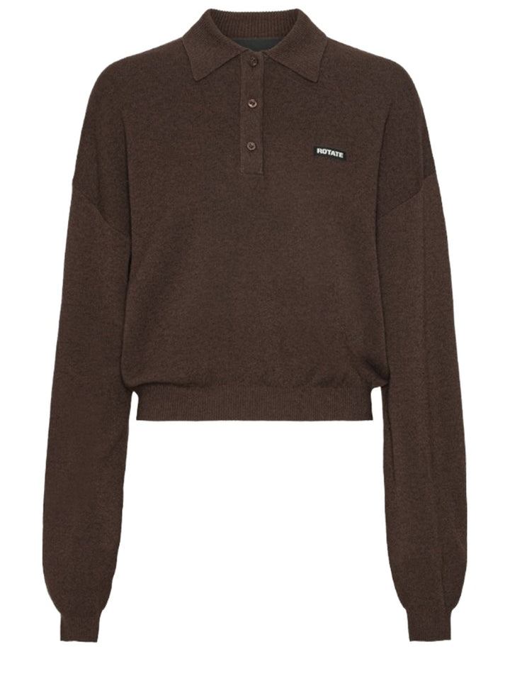 Rotate Birger Christensen Polo - Brown | fcb1ef155068d6cbf52488cfef381ebd6c5da9d4