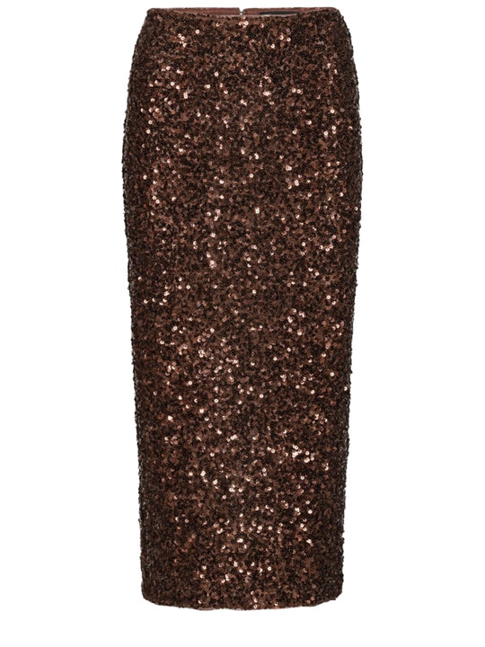 Midi Skirt With Sequins