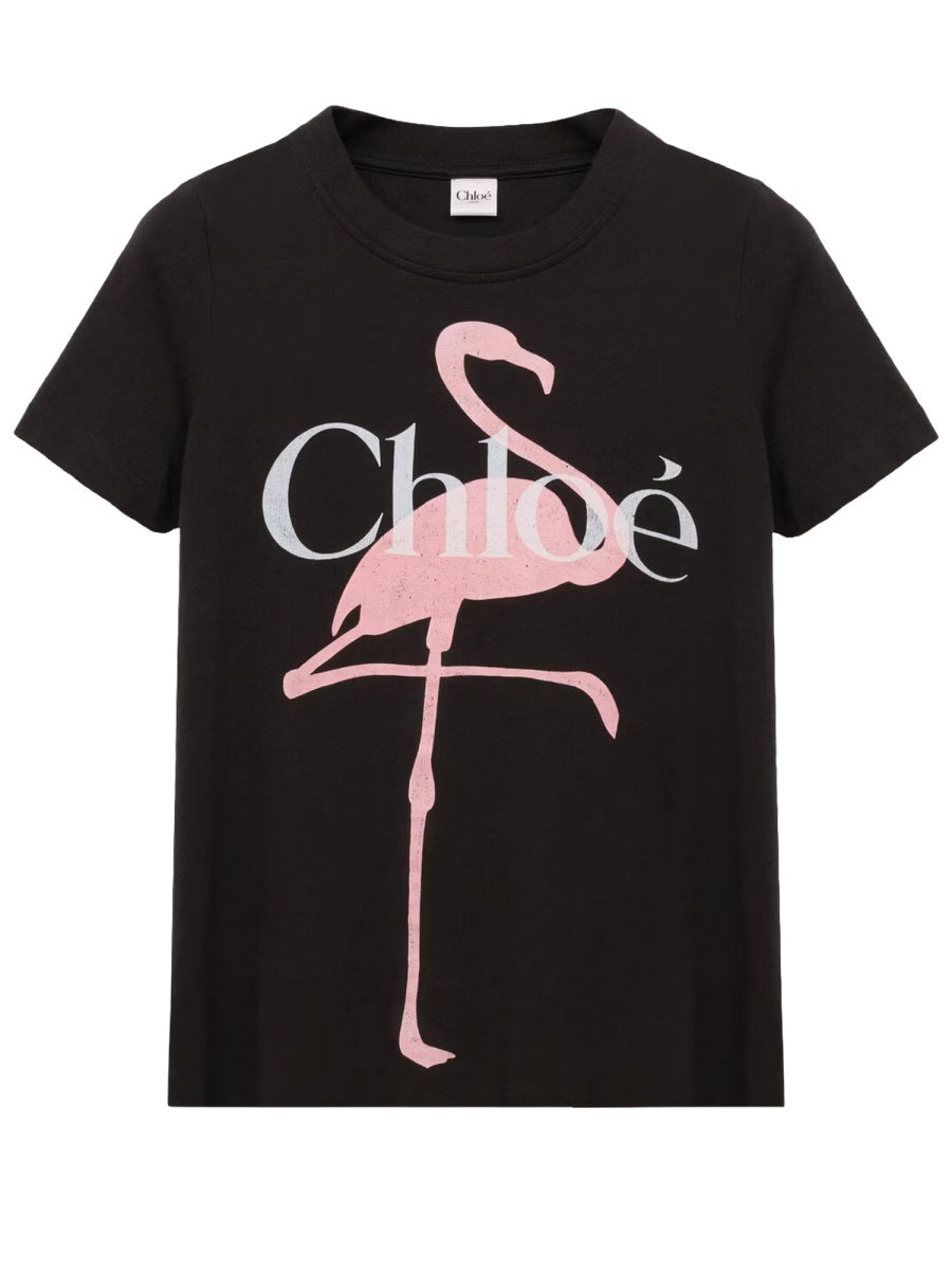 ChloÉ T shirts - Black | aeefd94b08cb2e823386a309207ba07b8bd659d9