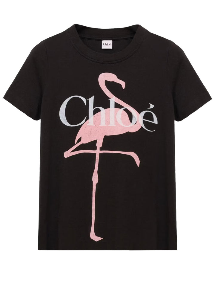 ChloÉ T shirts - Black | aeefd94b08cb2e823386a309207ba07b8bd659d9