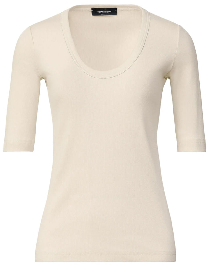 Fabiana Filippi T shirts - Ivory | bff90e09f72d187651a1bcea0ab8eda8f9517f92