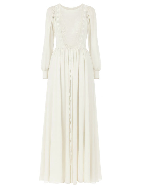 Silk Long Dress