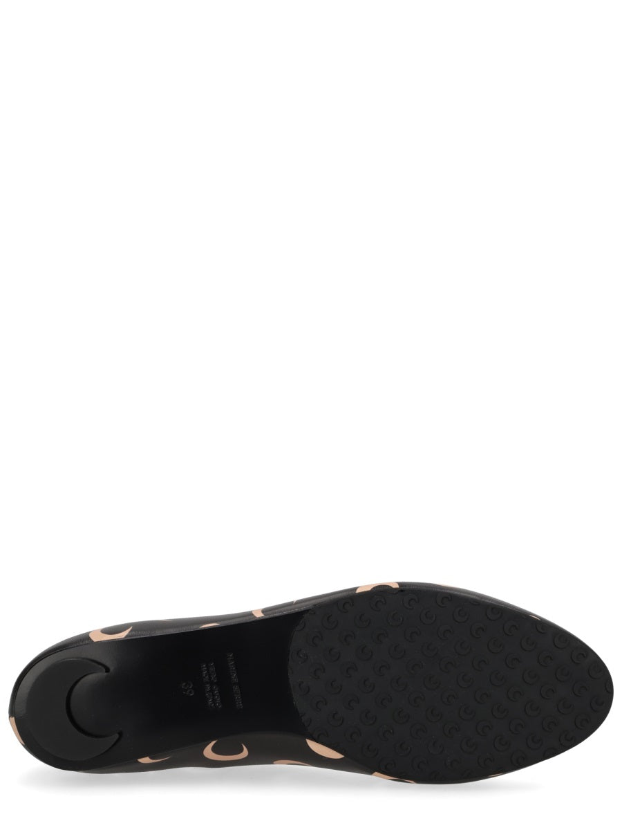Marine Serre Flat Shoes - Black | f315cd4e467659d1e2234e81e095777613d9405e