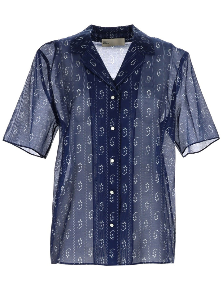 Tory Burch Shirts - Blue | 2bc567a2ba0c0d2b514f2ff24ebd8f71fc5d51c2