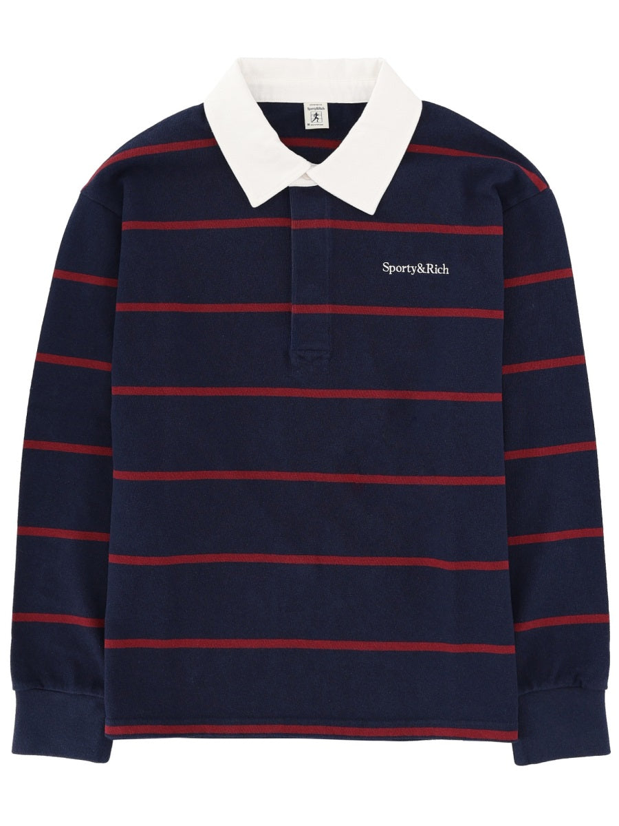 Sporty & Rich Polo - Blue | 13335f74a9663ef80eeb958ca069bfe26e895e44