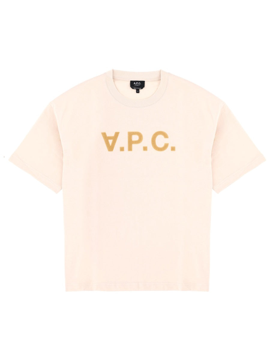 A.P.C. T shirts - Powder | dbc9a311d34a3d96206224a5a920c5d550b07e81