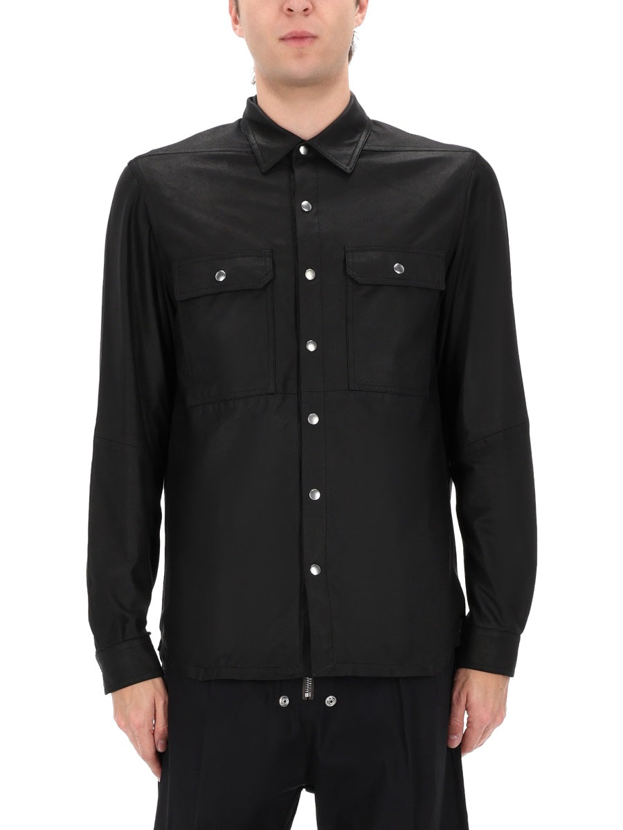 Rick Owens Leather Jackets - Black | 71455bb6b0a1edd49a54aeb4cf96a2bb60417a64