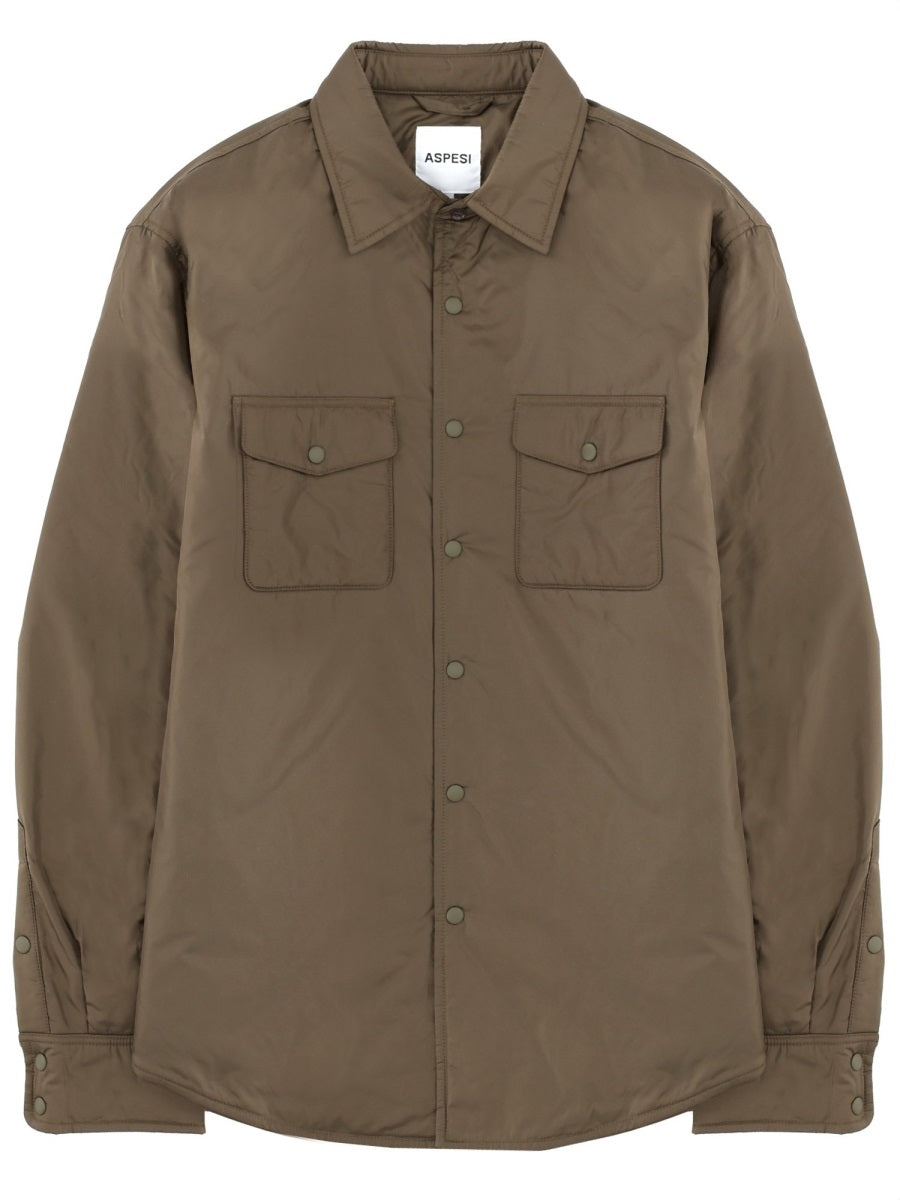 Aspesi Shirts - Military Green | 050d6b8e46f2da4671834950186f30c5c64c6243