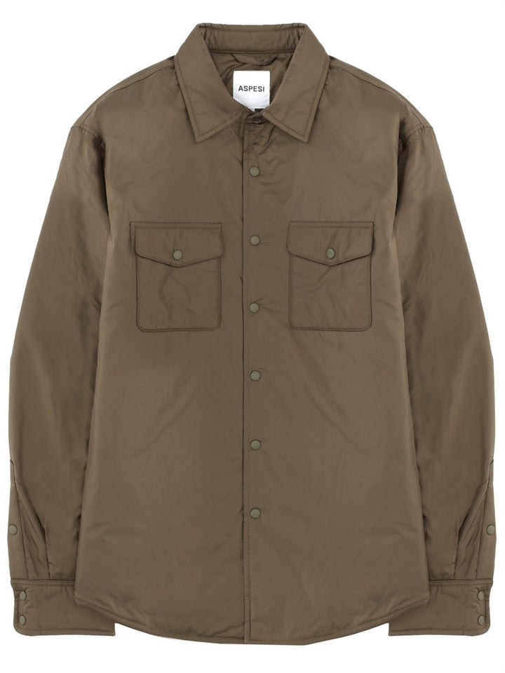 Aspesi Shirts - Military Green | 050d6b8e46f2da4671834950186f30c5c64c6243