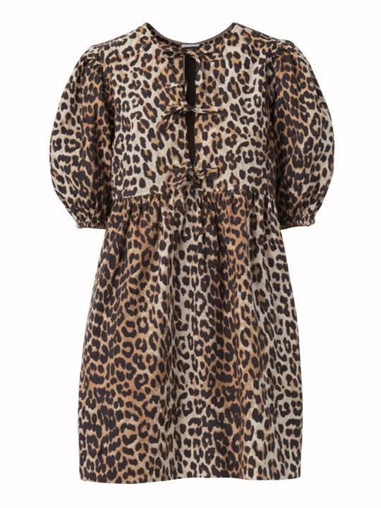 Leopard Print Mini Dress