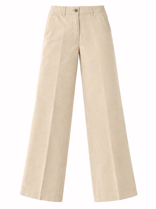 Cotton And Linen Tailored Pants