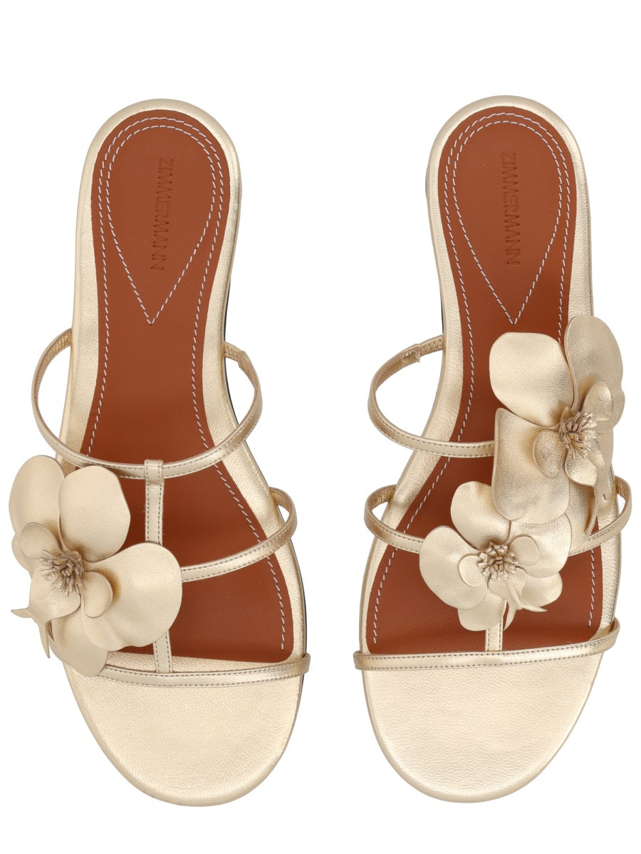 Zimmermann Sandals - Gold | 625198d1281432c0ba6b8ec4a6c9f9000a5d90a5