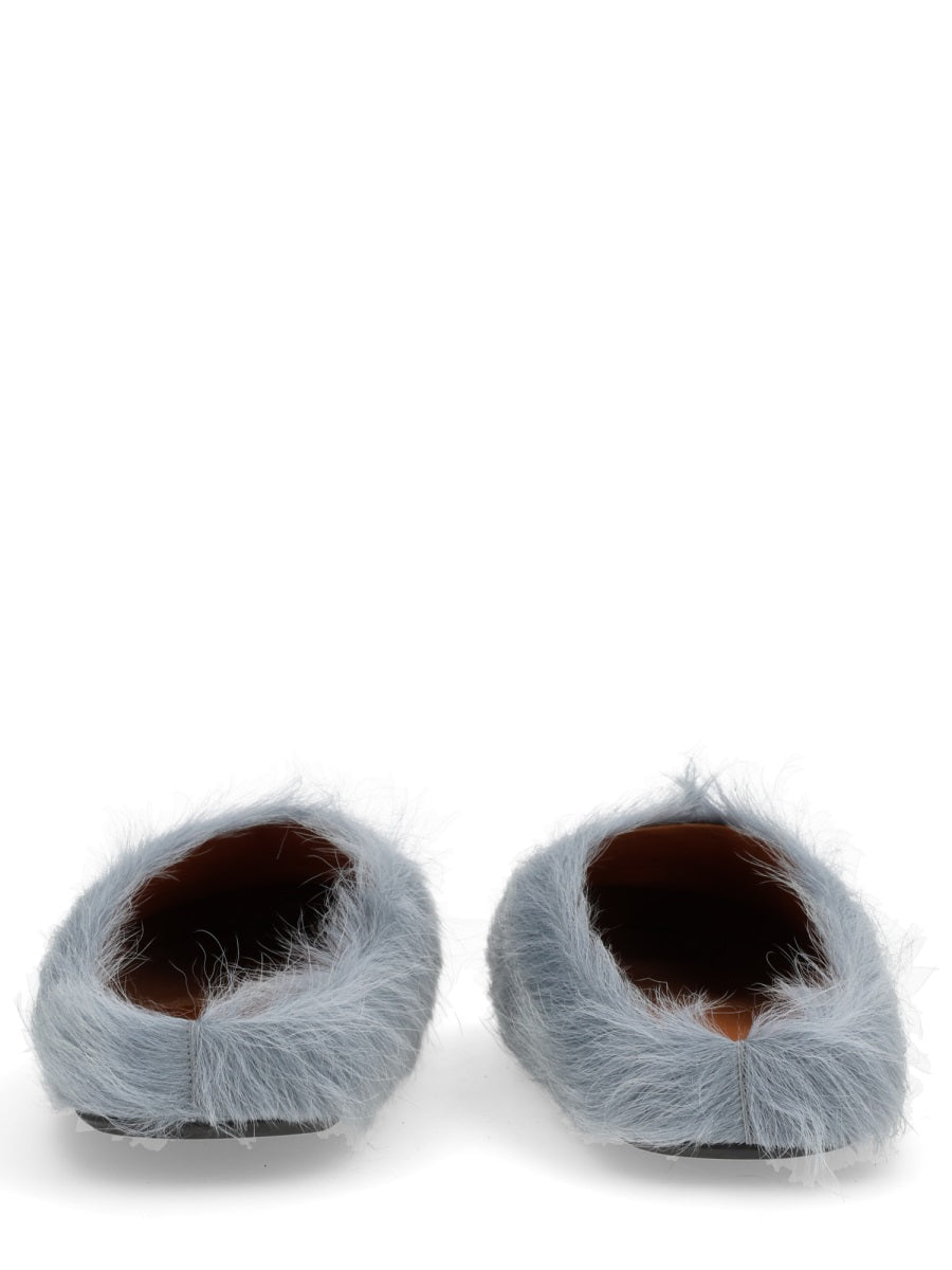 Marni Flat Shoes - Azure | 3a35222c522e3a02e2c13ab6b7e3a460c0032ddc