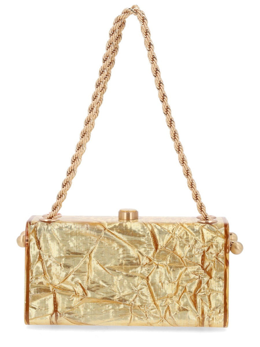 Cult Gaia Shoulder Bags - Gold | 9b110bb3ce793a6176a2f63337731939573557d2