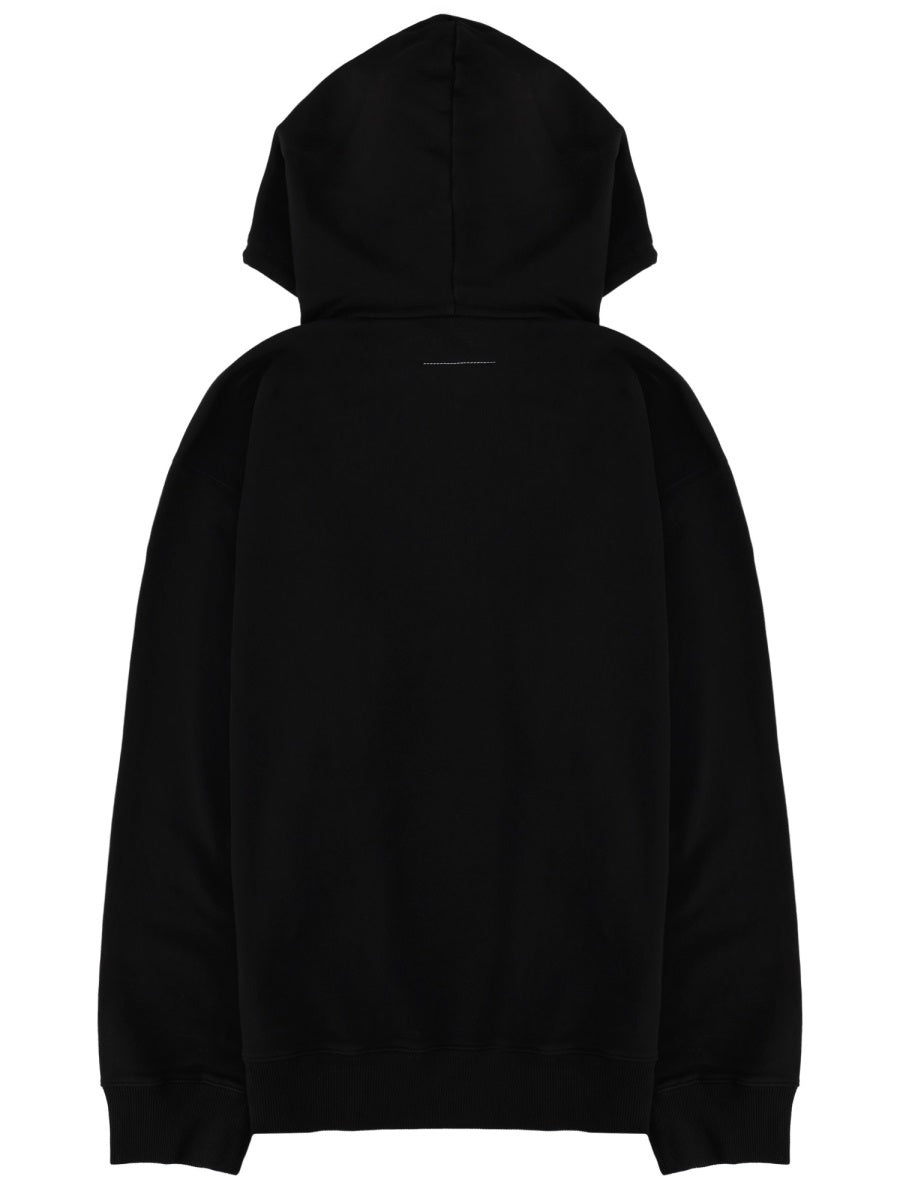 Mm6 Maison Margiela Sweatshirts - Black | efdab59685fc169fe0cbd6ba9272a64c308db82b