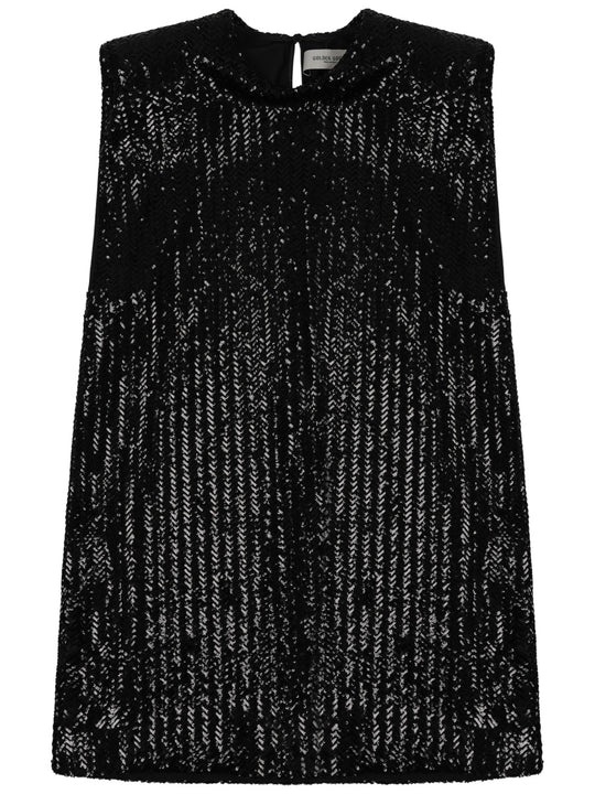 Mini Dress With Sequins