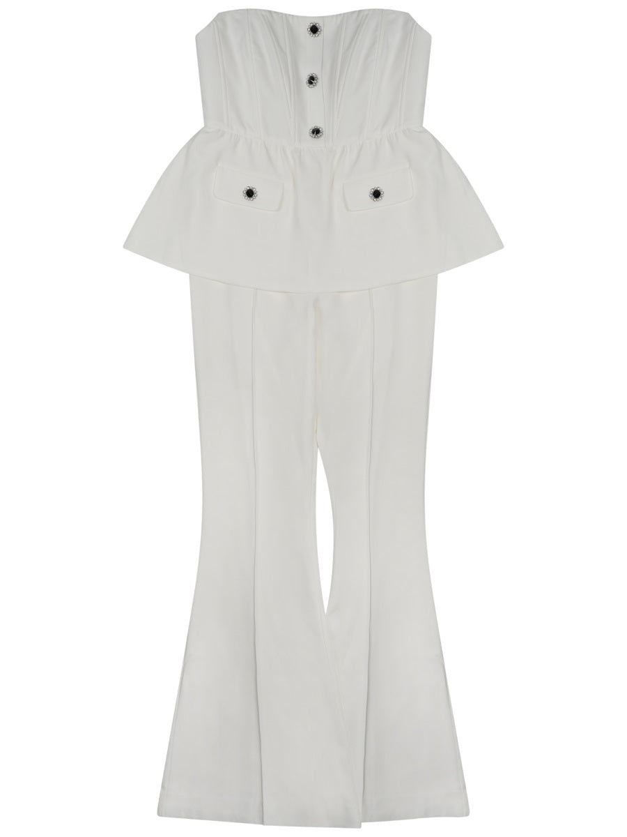 Self-Portrait Jumpsuits - White | 427689c72f22a90c9ca4e36887269589804d3265