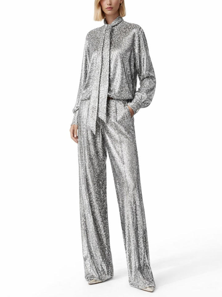 Stella Mccartney Pants - Silver | 2a28fce8228156cb5ef3effda078ddb98db22101